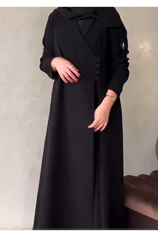 LAMSA ABAYA عباية لجين – نص كلوش فراري - الصورة 3