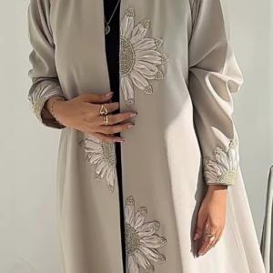 عبايات نسائية مطرزة للعيد، فساتين إسلامية محتشمة، كارديجان، جلابية، قفطان، عبايات رمضان، مغربية، دبي، فساتين إسلامية